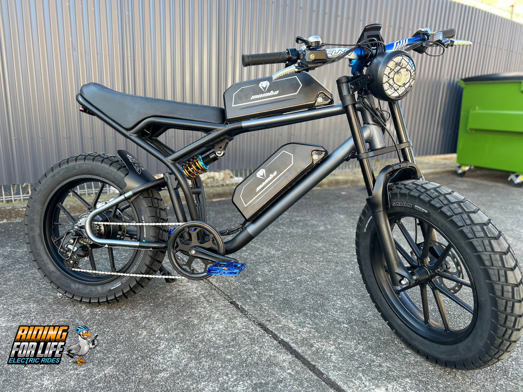 RFL CUSTOM MAMBA DALLAS 48v750w ebike dual battery