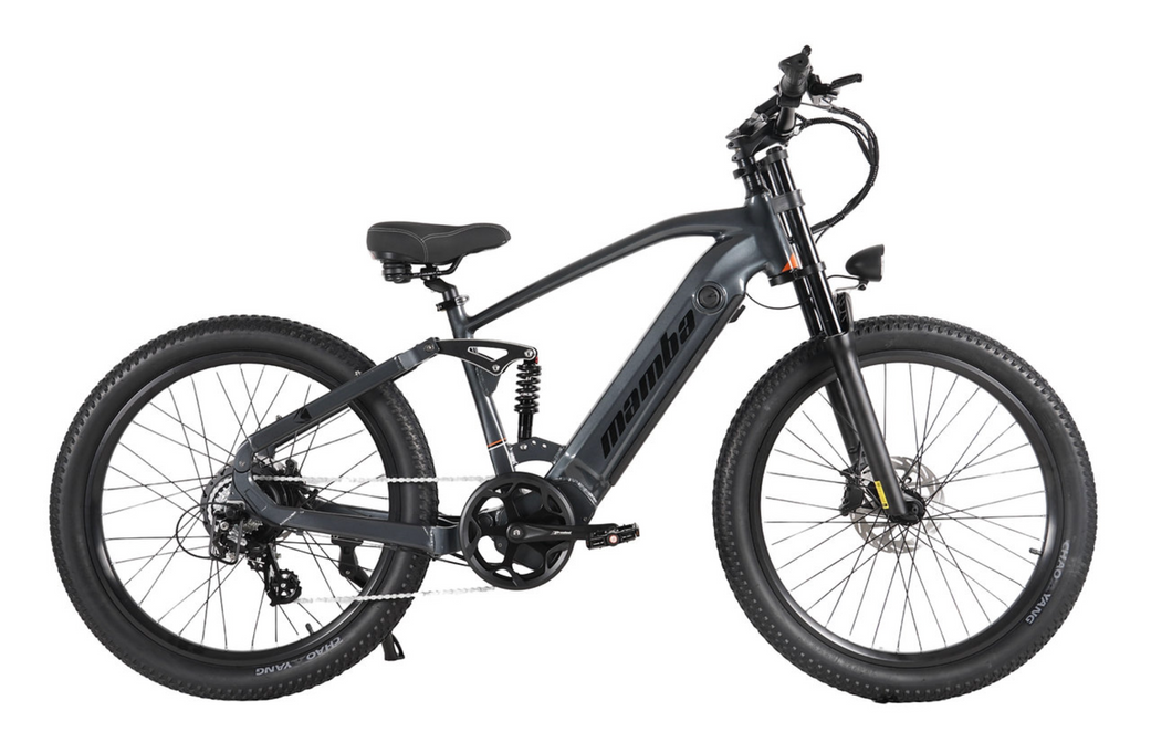 Mamba Explorer 26*3.0 Fat Tyre Full Suspension Electric MTB 48V 17Ah eBike