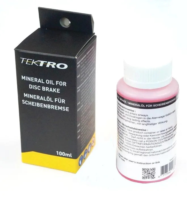 TEKTRO HYDRAULIC BRAKE FLUID - MINERAL OIL - 100ML BOTTLE