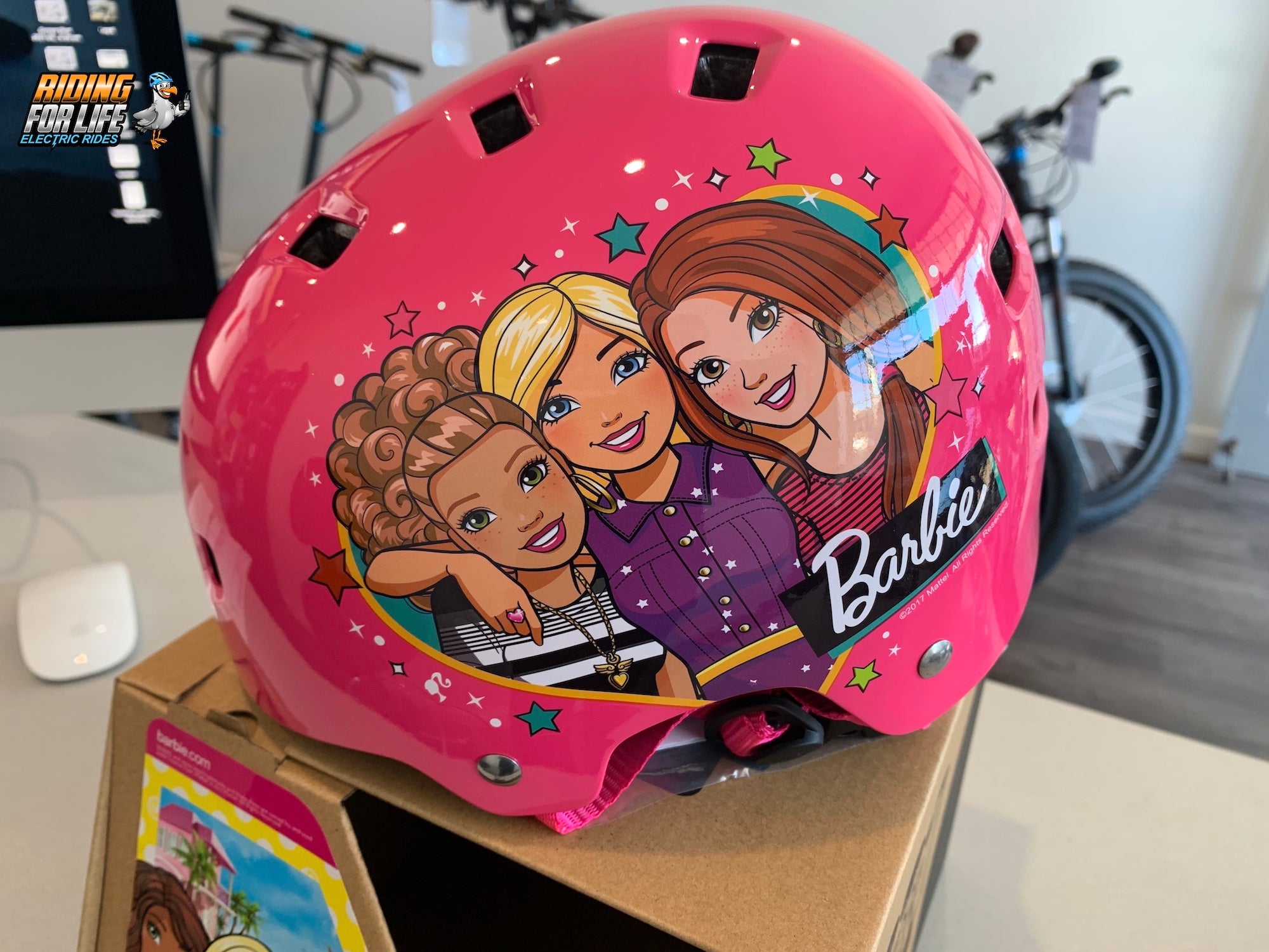 Barbie deals bike helmet